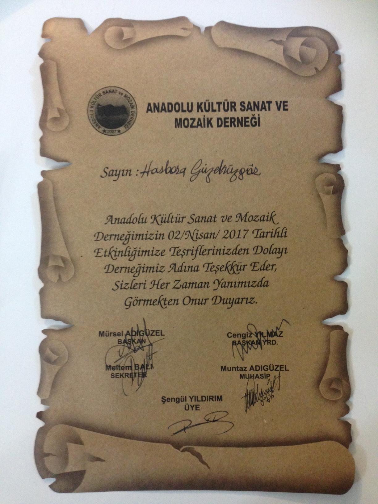 odul plaket